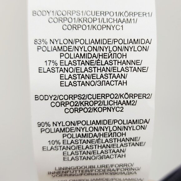 La Blanca Womens Black One-Piece Swimsuit Size 6 With Shirred Front Design - Picture 9 of 9